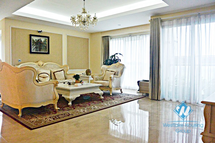 Luxurious apartment for rent in Ciputra, Tay Ho, Hanoi.